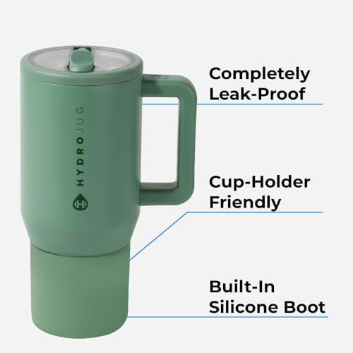 Modern 20 oz Tumbler Car Cup Holder Friendly Leak Resistant Water Bottle