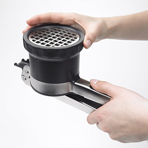Good Grips 3-in-1 Adjustable Potato Ricer, Black/Silver