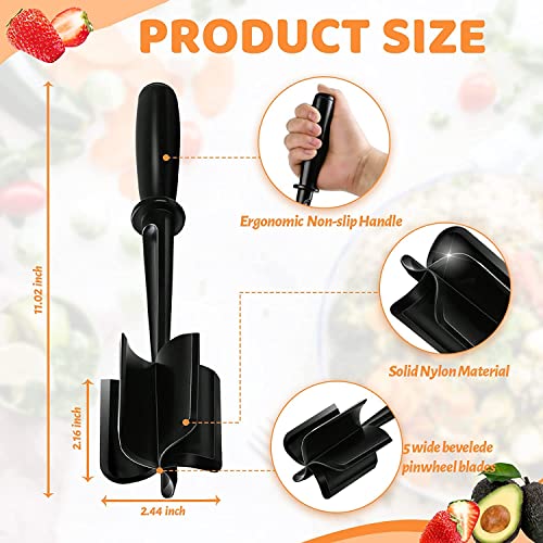 Hamburger Chopper, Potato Masher-Professional Multifunctional Heat Resistant Nylon Ground Beef Smasher Kitchen Tools