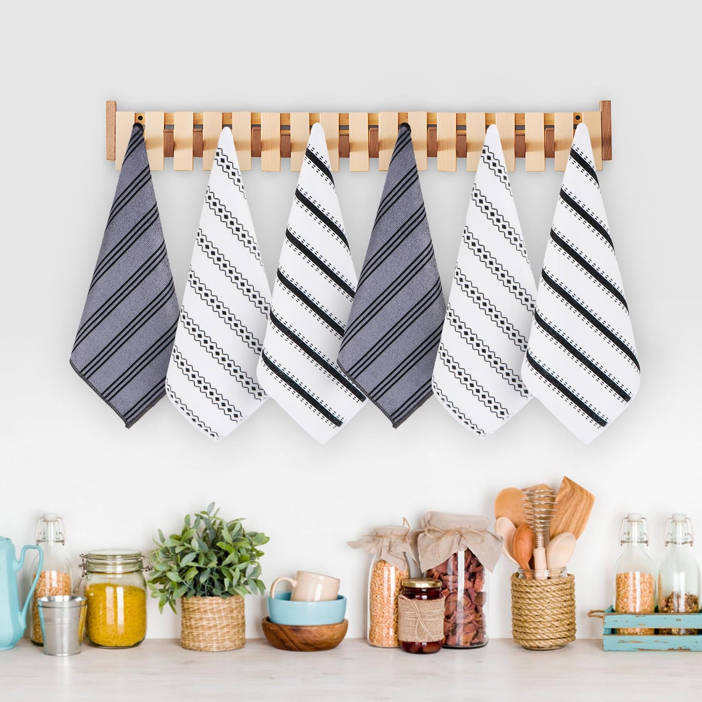 Kitchen Towels, 12 Pack Dish Towels for Kitchen, Ultra Soft and Super Absorbent Dish Towels for Washing Dishes