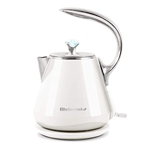 EKT-1203W 1350W Double Wall Insulated Cool Touch Electric Water Tea Kettle Auto Shut-Off