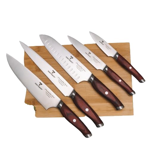 Professional 5 Piece Knife Set Ultra Sharp Japanese Chef Knife Set