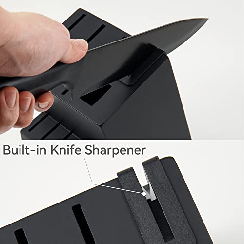 Knife Sets for Kitchen with Block 15 Pcs Kitchen Knife Set