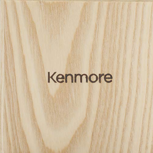Kenmore Kane Stainless Steel Forged Triple Riveted Cutlery Knife Block Set, 14-Piece, Glacier Blue