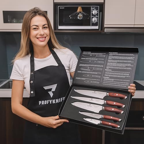 Professional 5 Piece Knife Set Ultra Sharp Japanese Chef Knife Set