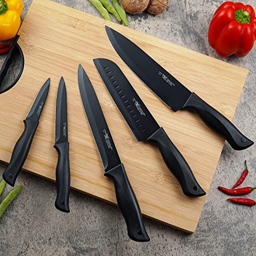 Knife Sets for Kitchen with Block 15 Pcs Kitchen Knife Set