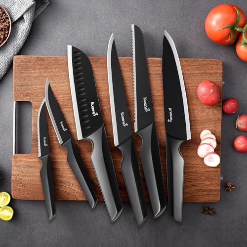 Kitchen Knife Set One-piece Molding 15PCS Stainless Steel Knife Block Set