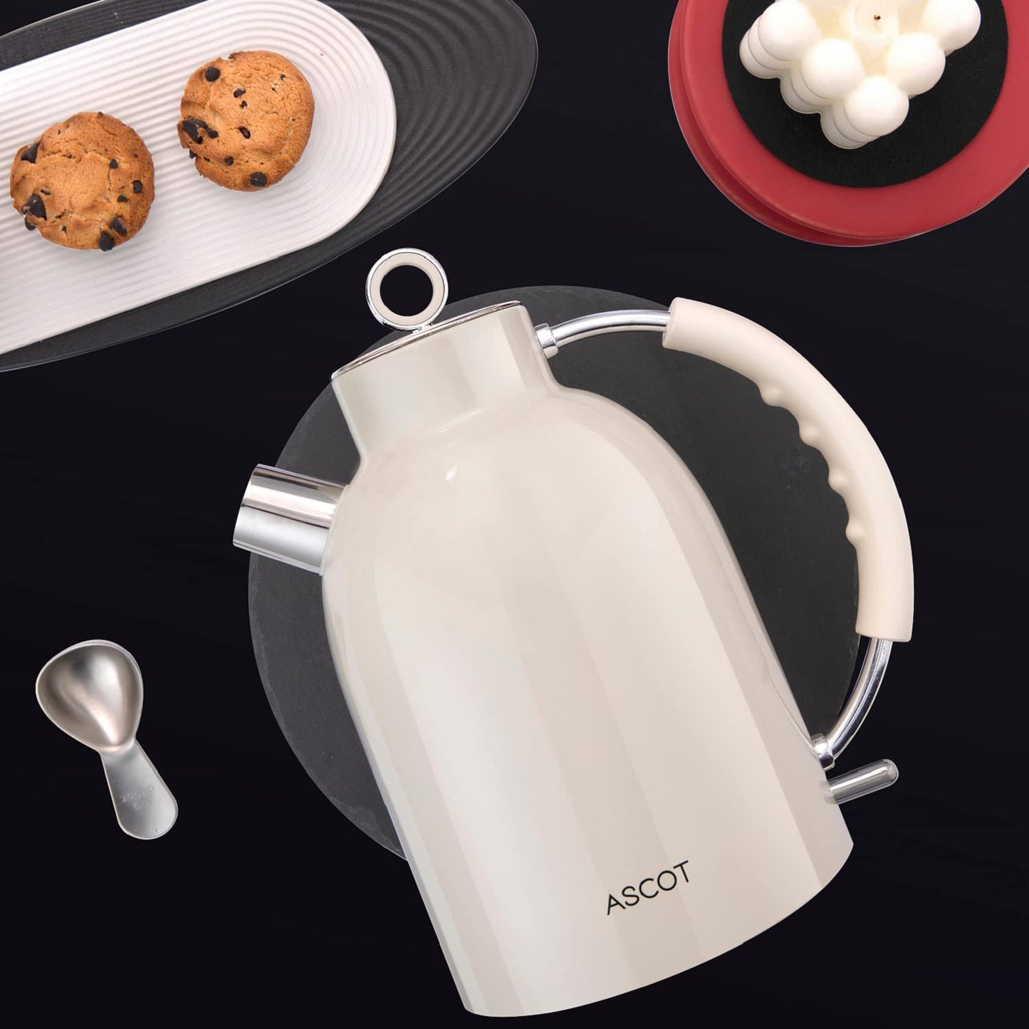 Stainless Steel Electric Tea Kettle Gifts for Men/Women/Family 1.5L 1500W