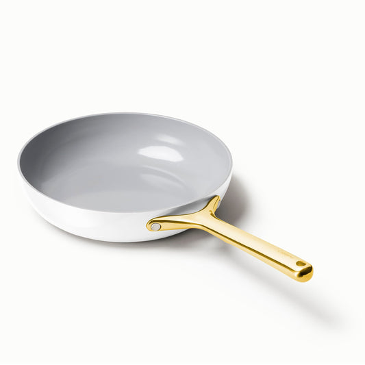 Ceramic Frying Pan (2.7 qt, 10.5") - Non Toxic Compatible with All Stovetops Gas Electric & Induction