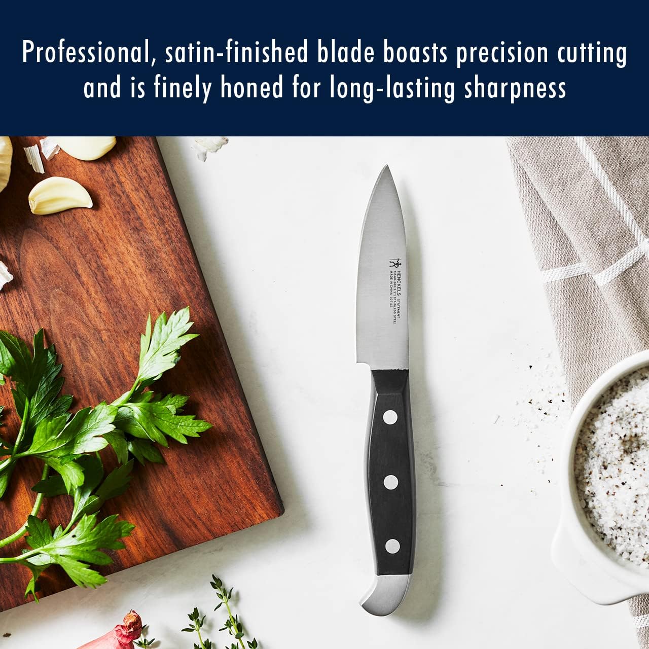 Premium Quality 15-Piece Knife Set with Block, Razor-Sharp
