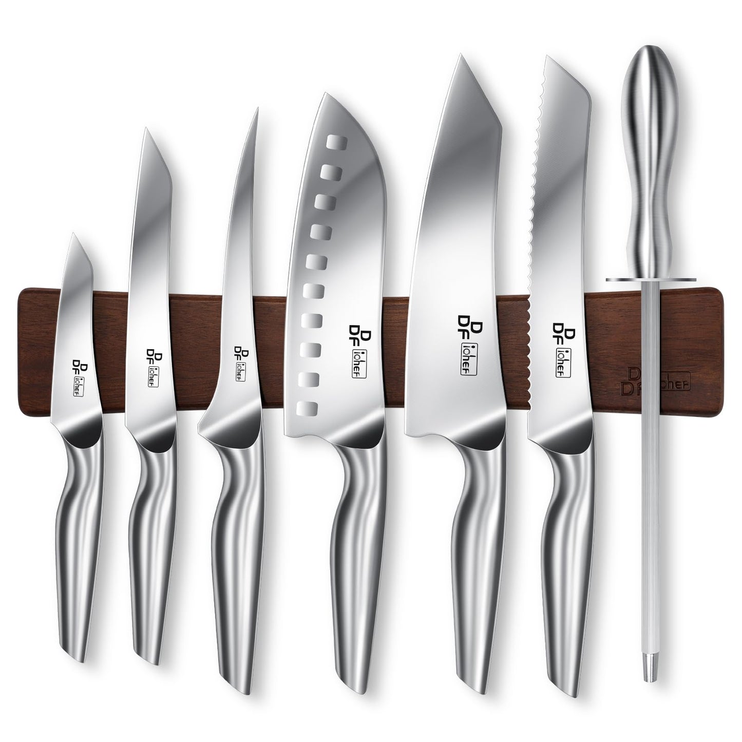 8 Piece Professional Kitchen Knife Set High Carbon Stainless Steel Chef Knives