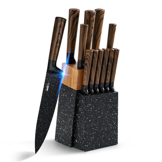 Knife Set,12-Piece Kitchen Knife Set Stainless Steel Knife Sets
