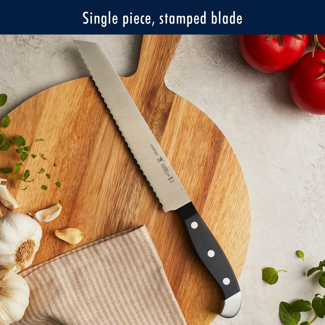 Premium Quality 15-Piece Knife Set with Block, Razor-Sharp