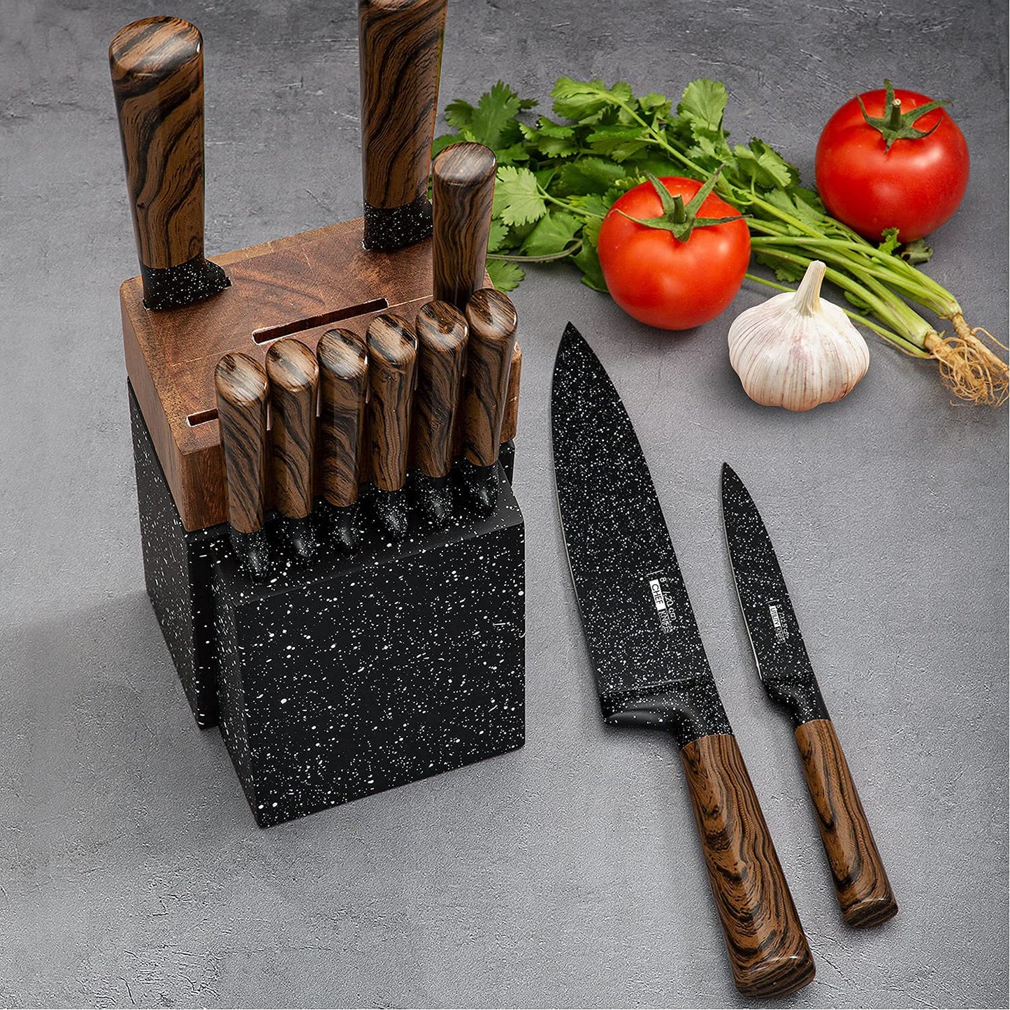 Knife Set,12-Piece Kitchen Knife Set Stainless Steel Knife Sets